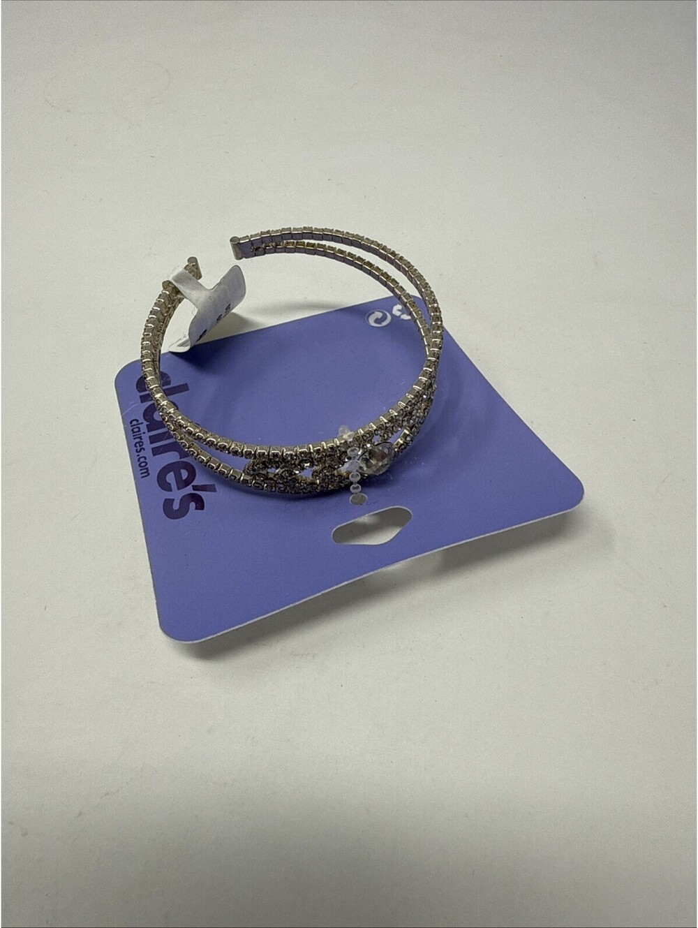 Claire’s Silver Bracelet With Little Diamond